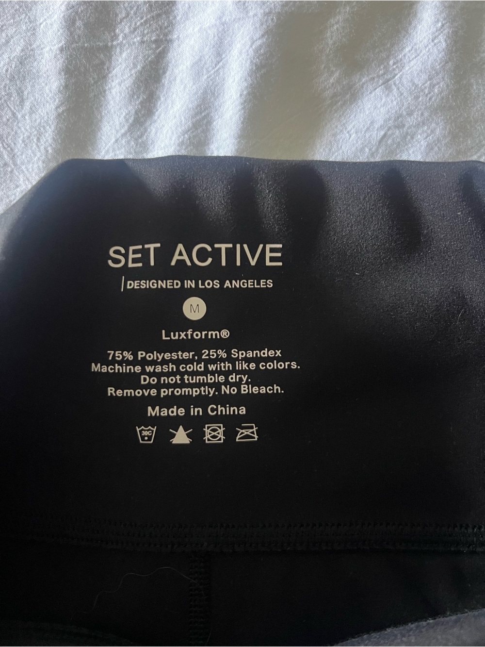 SET Active Black High-Rise Bike Shorts - Picture 2 of 4
